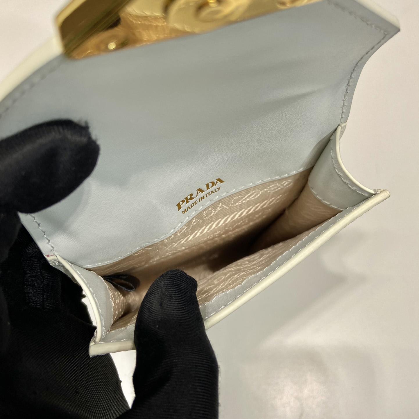 Prada Saffiano Leather Mini-Bag - DopestKickz