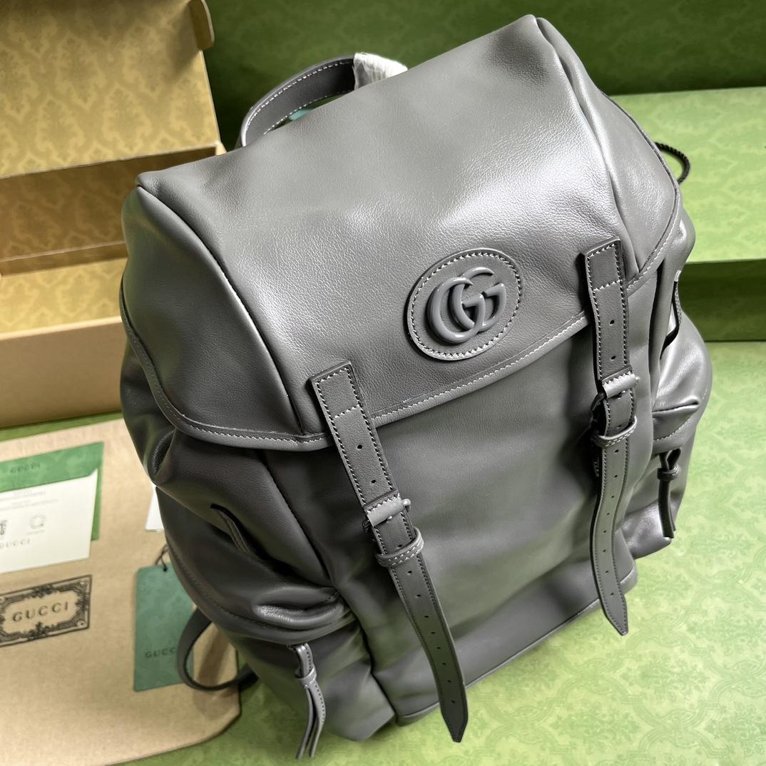 Gucci Backpack With Tonal Double G(38-44-15cm) - DopestKickz