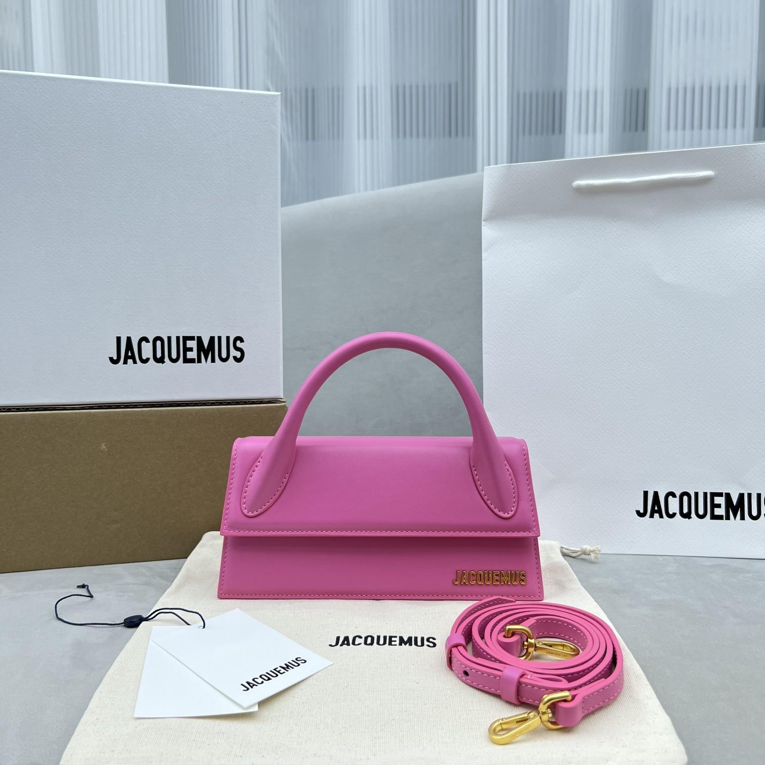 Jacquemus Le Chiquito Long Leather Handbag - DopestKickz