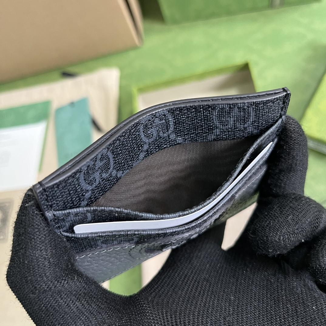 Gucci Card Case With Cut-out Interlocking G(10-7cm)    - DopestKickz