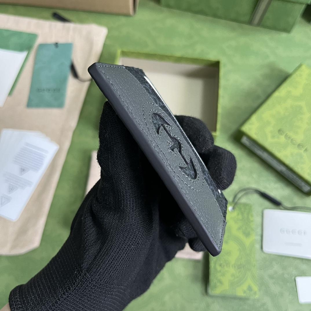 Gucci Card Case With Cut-out Interlocking G(10-7cm)    - DopestKickz