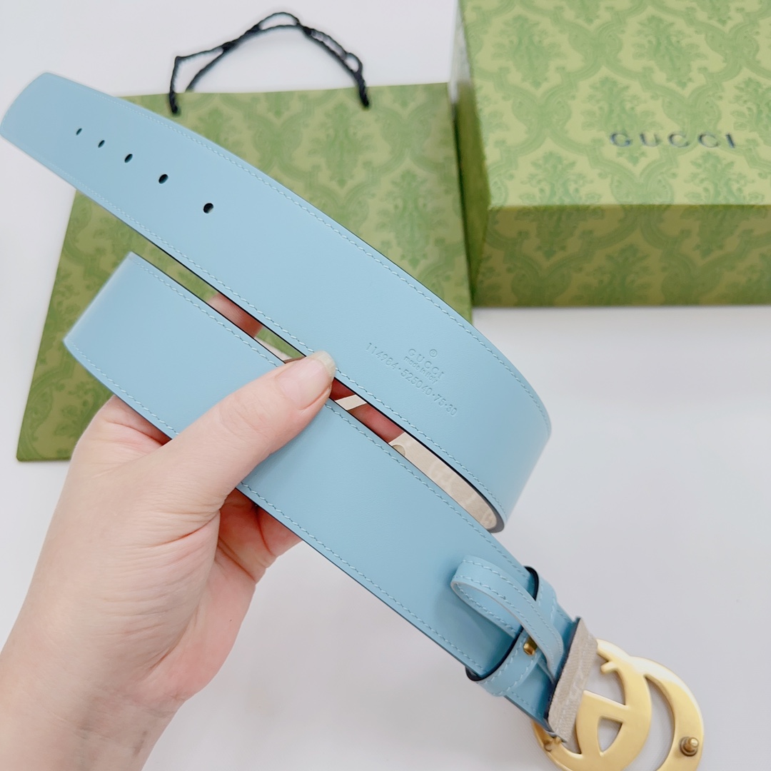 Gucci GG Marmont Reversible Wide Belt - DopestKickz