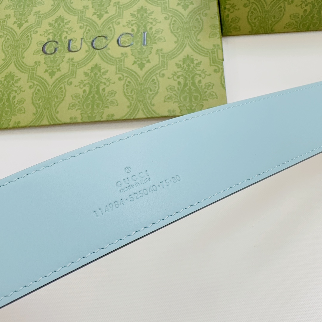 Gucci GG Marmont Reversible Wide Belt - DopestKickz