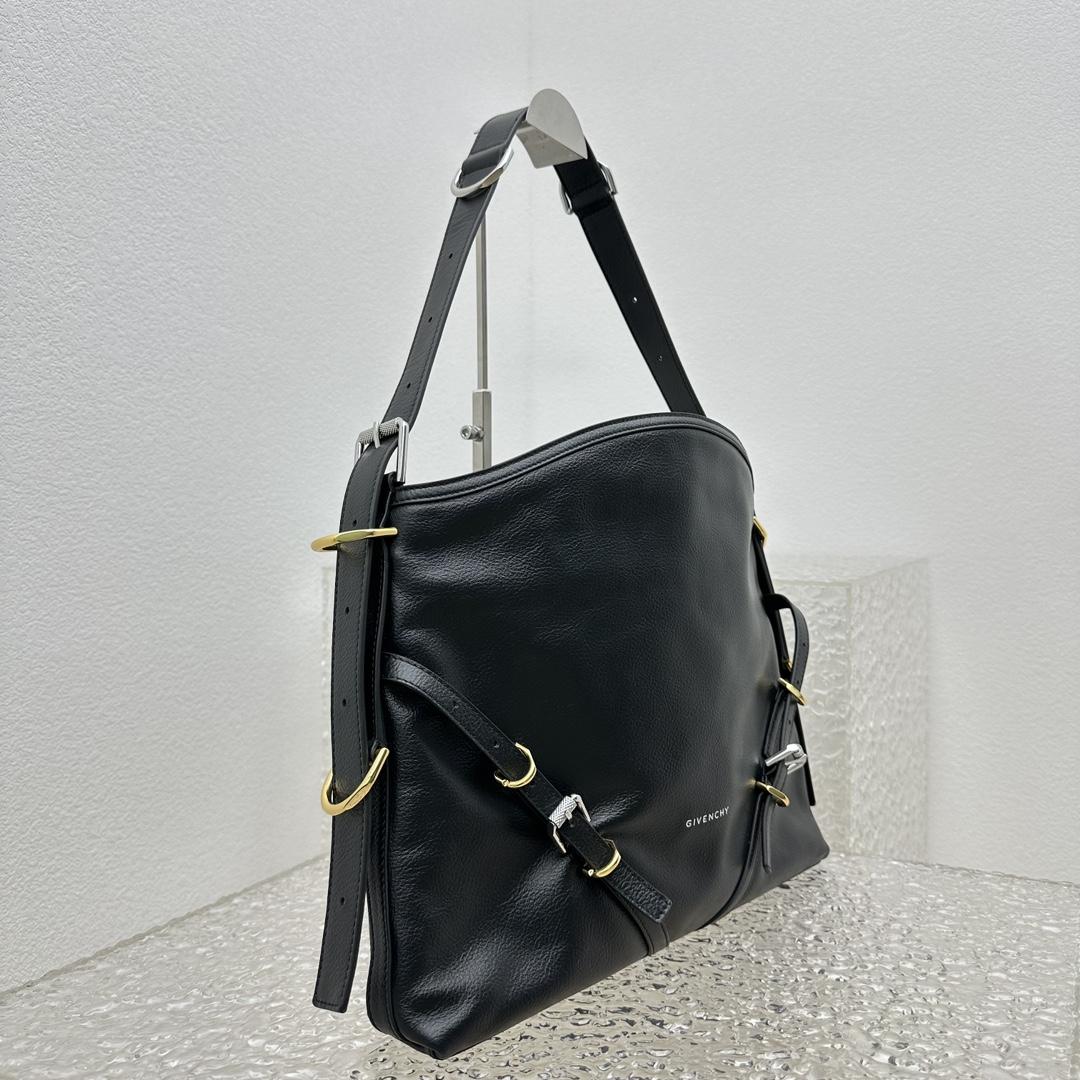 Givenchy Medium Voyou Bag In Leather(32-37-6.5cm) - DopestKickz
