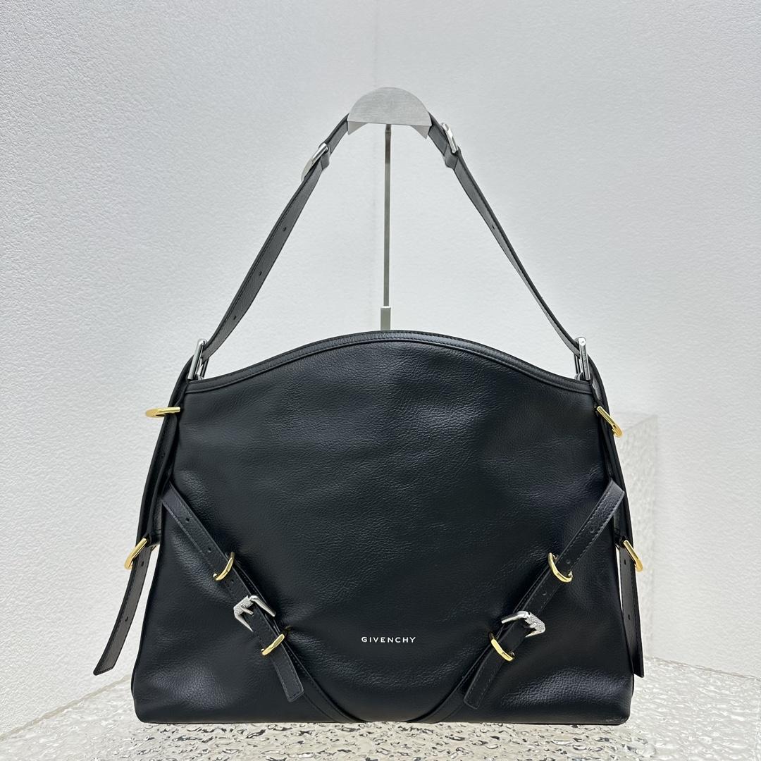 Givenchy Medium Voyou Bag In Leather(32-37-6.5cm) - DopestKickz