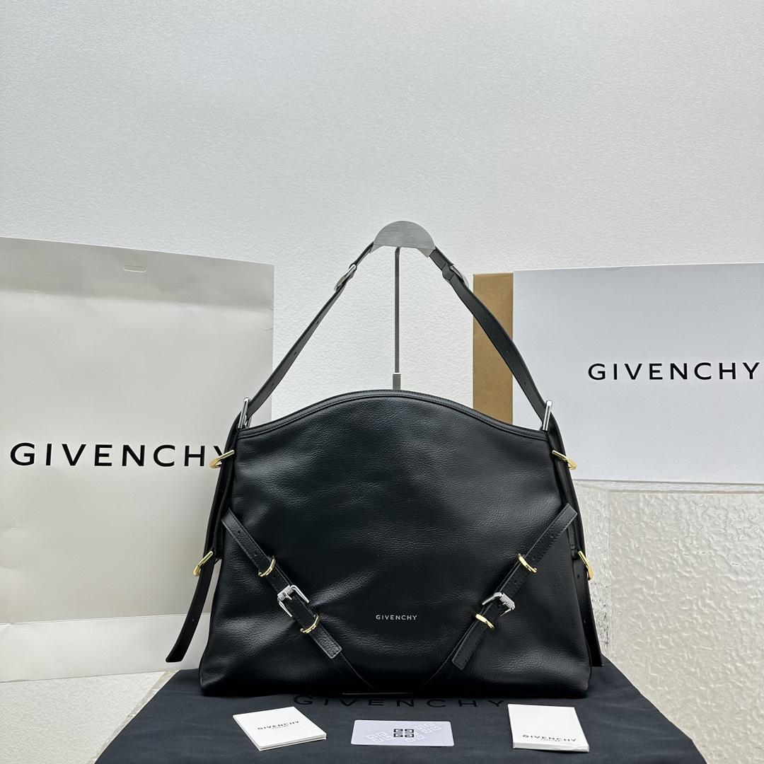 Givenchy Medium Voyou Bag In Leather(32-37-6.5cm) - DopestKickz