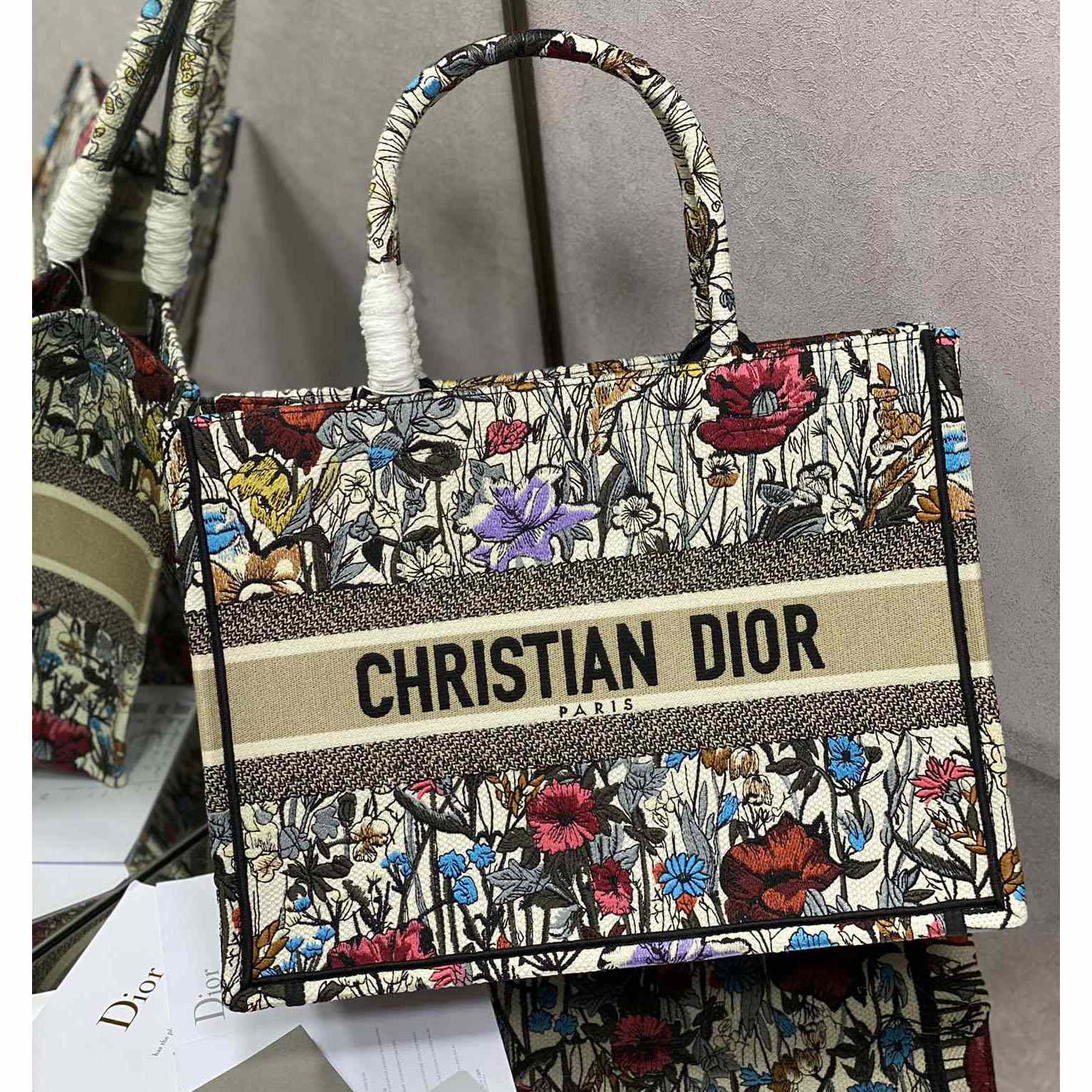 Dior Medium Dior Book Tote - DopestKickz
