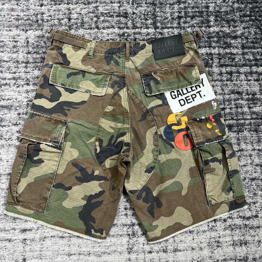 Gallery Dept G Patch Camo Cargo Shorts   629 - DopestKickz
