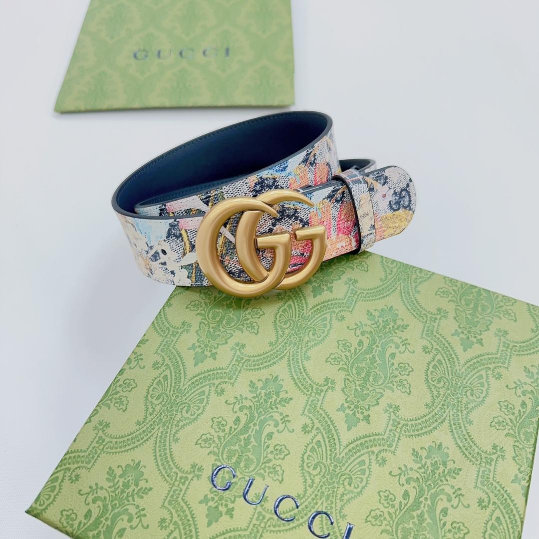 Gucci GG Marmont Wide Belt - DopestKickz