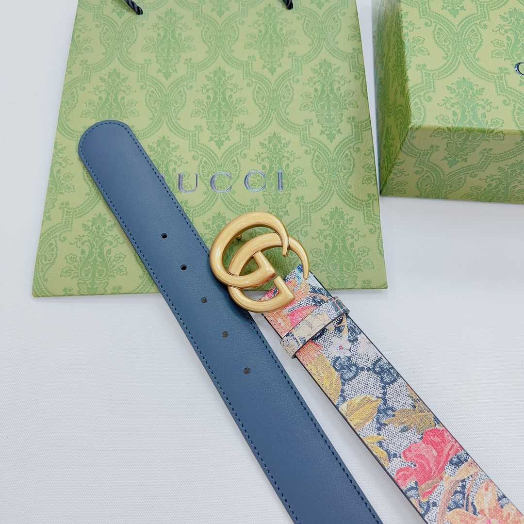 Gucci GG Marmont Wide Belt - DopestKickz