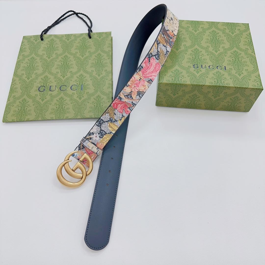 Gucci GG Marmont Wide Belt - DopestKickz
