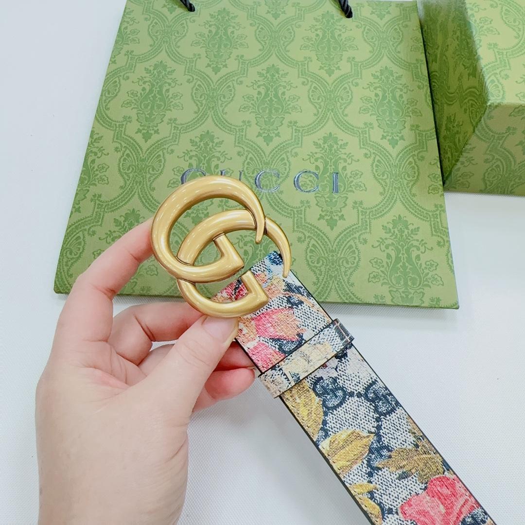 Gucci GG Marmont Wide Belt - DopestKickz