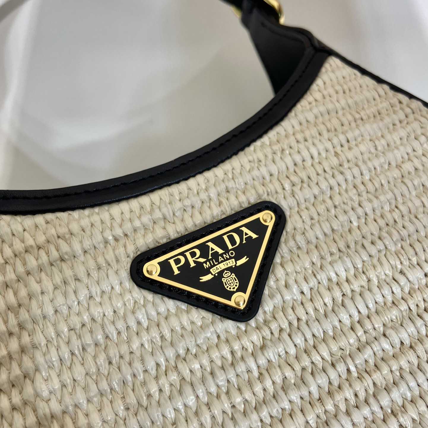 Prada Fabric And Leather Shoulder Bag - DopestKickz