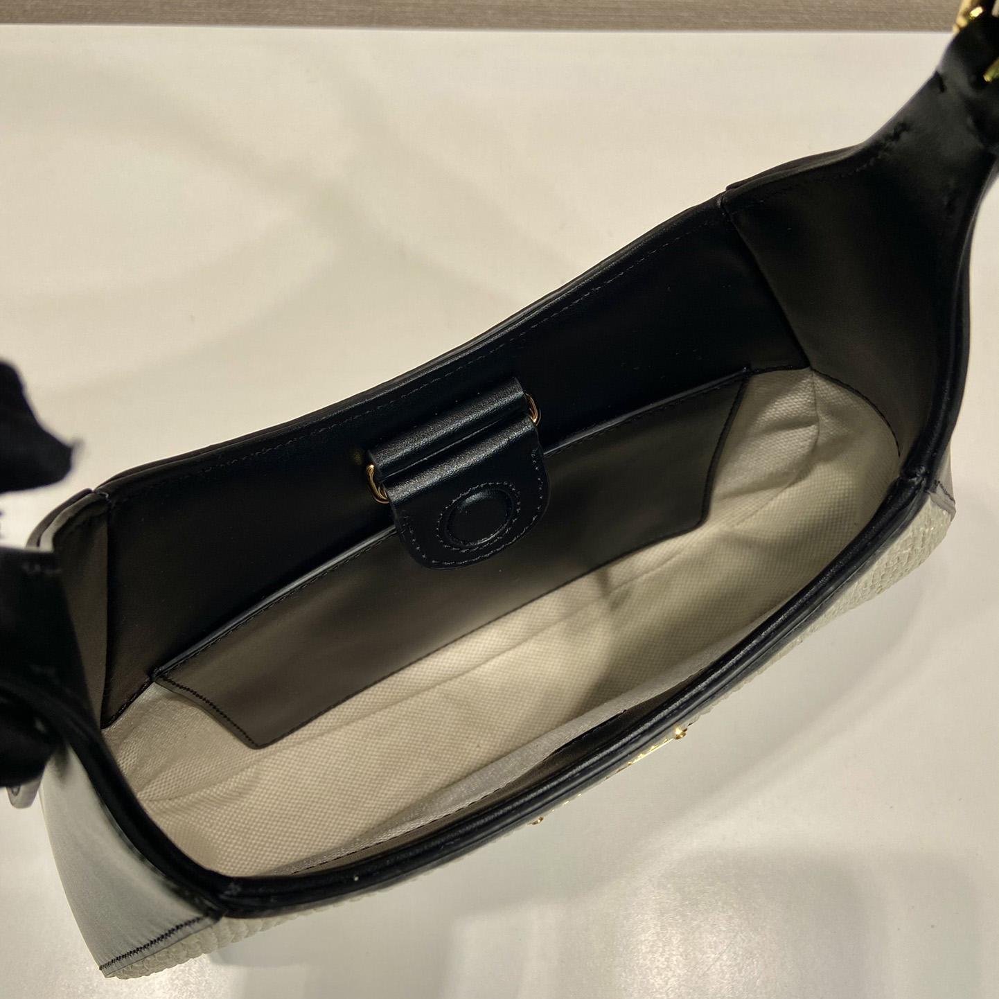 Prada Fabric And Leather Shoulder Bag - DopestKickz