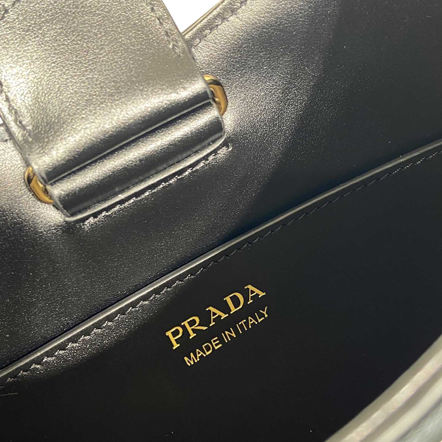 Prada Fabric And Leather Shoulder Bag - DopestKickz