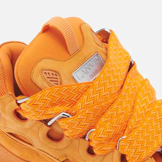 Lanvin Leather Curb Sneakers - DopestKickz