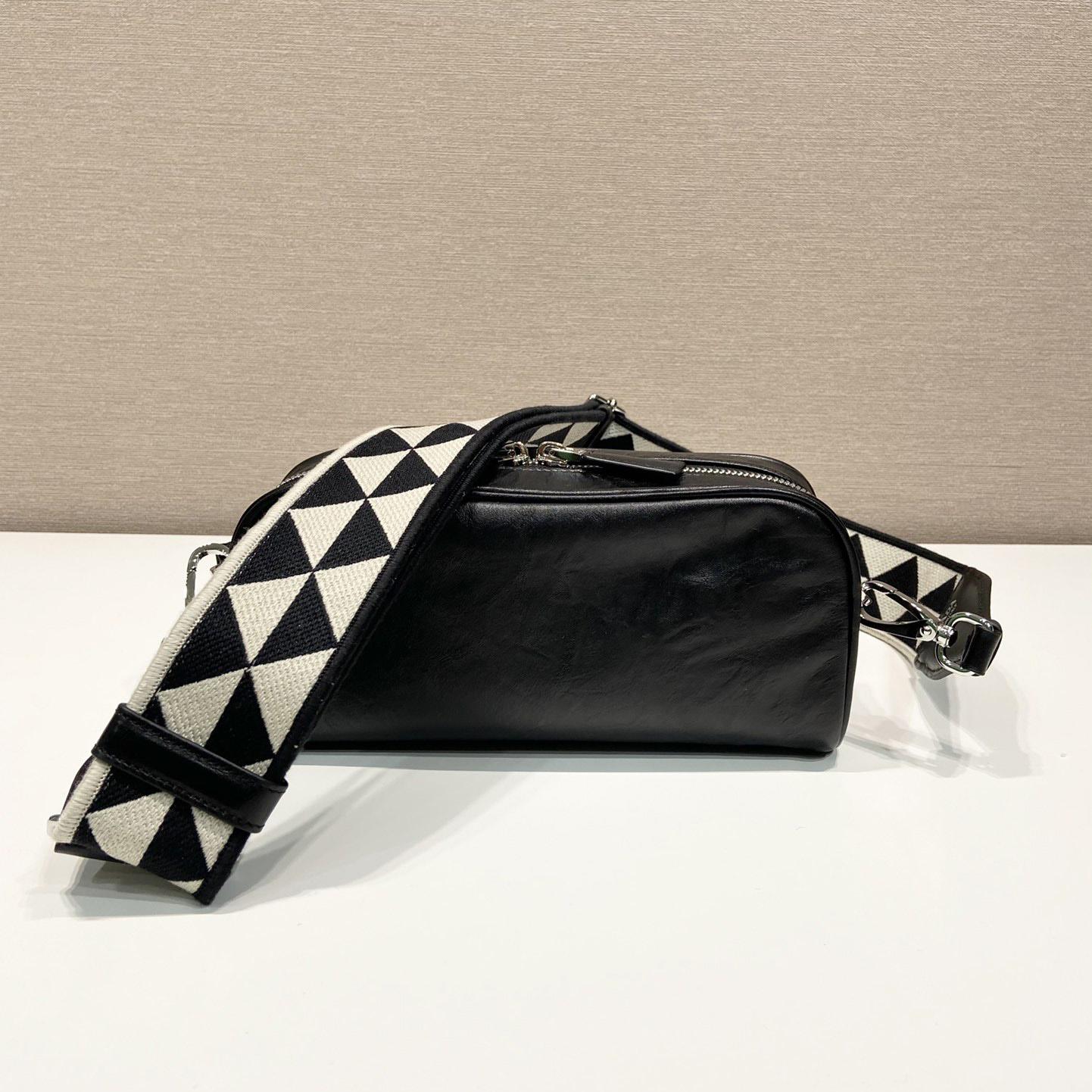 Prada Nappa Antique Leather Multi-pocket Shoulder Bag - DopestKickz