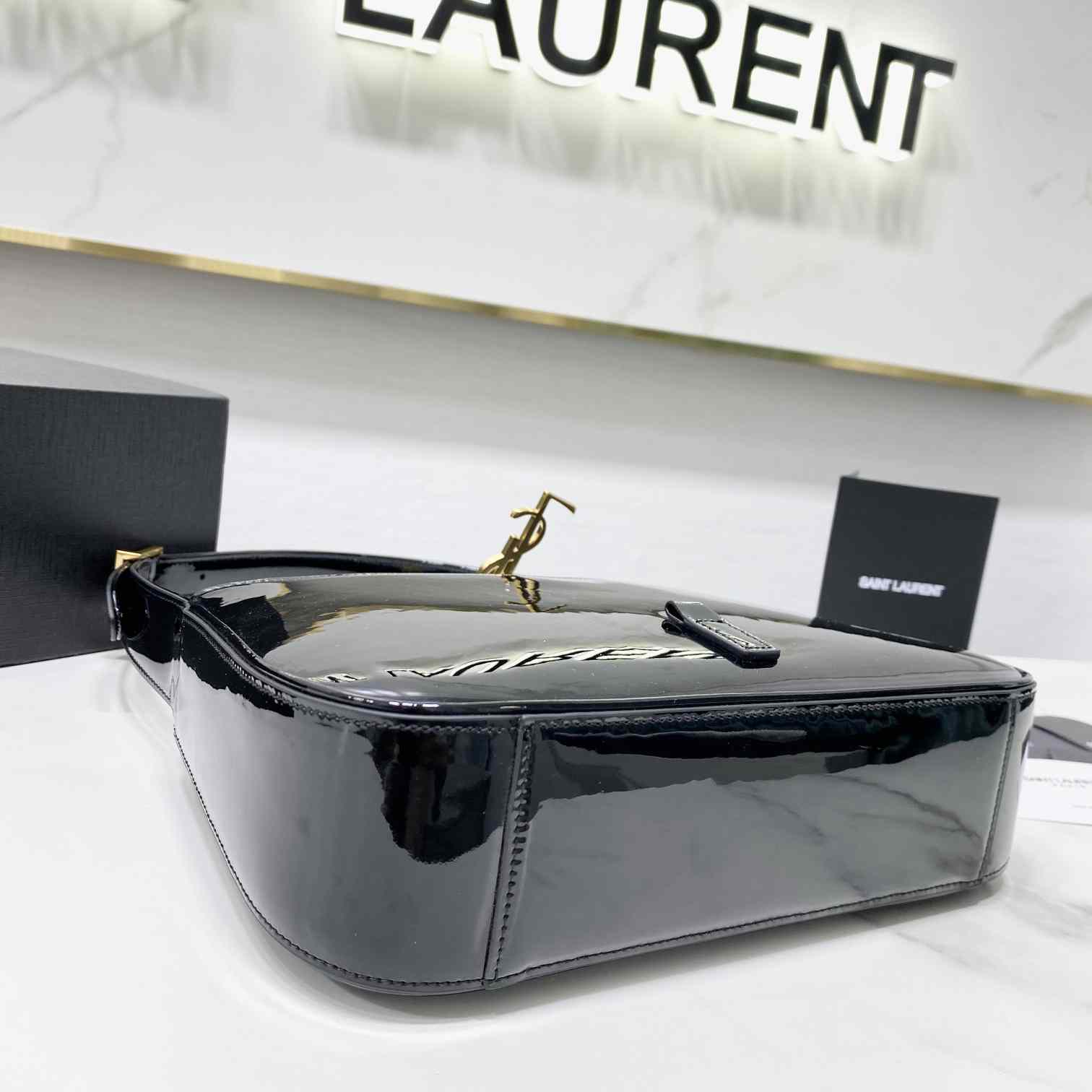 Saint Laurent Le 5 À 7 In Patent Leather - DopestKickz