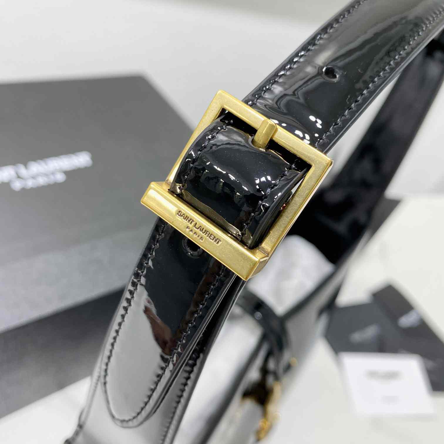 Saint Laurent Le 5 À 7 In Patent Leather - DopestKickz