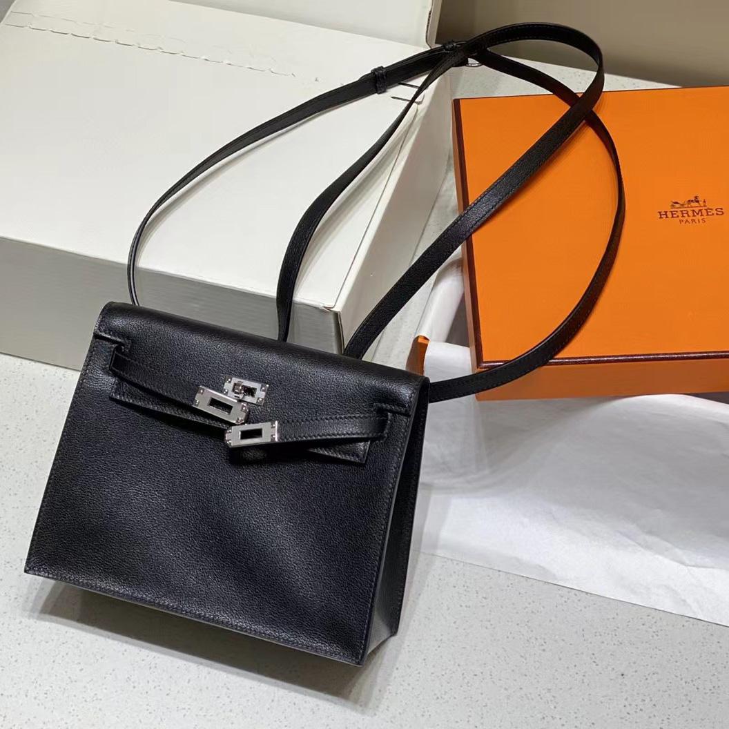 Hermes Kelly Mini Women Handbag(22-17-4cm ) - DopestKickz