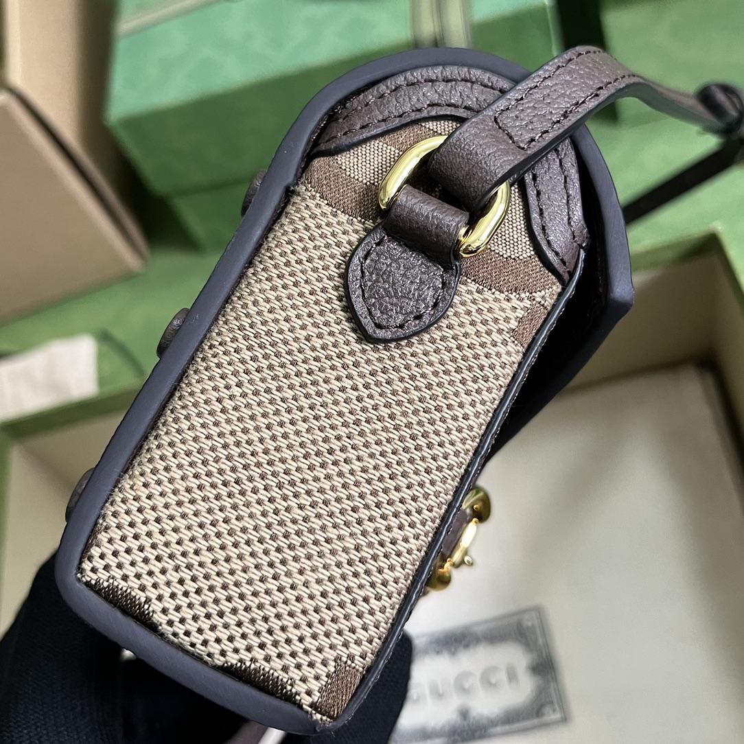 Gucci Horsebit 1955 Jumbo GG Mini Bag(18-12-5cm) - DopestKickz