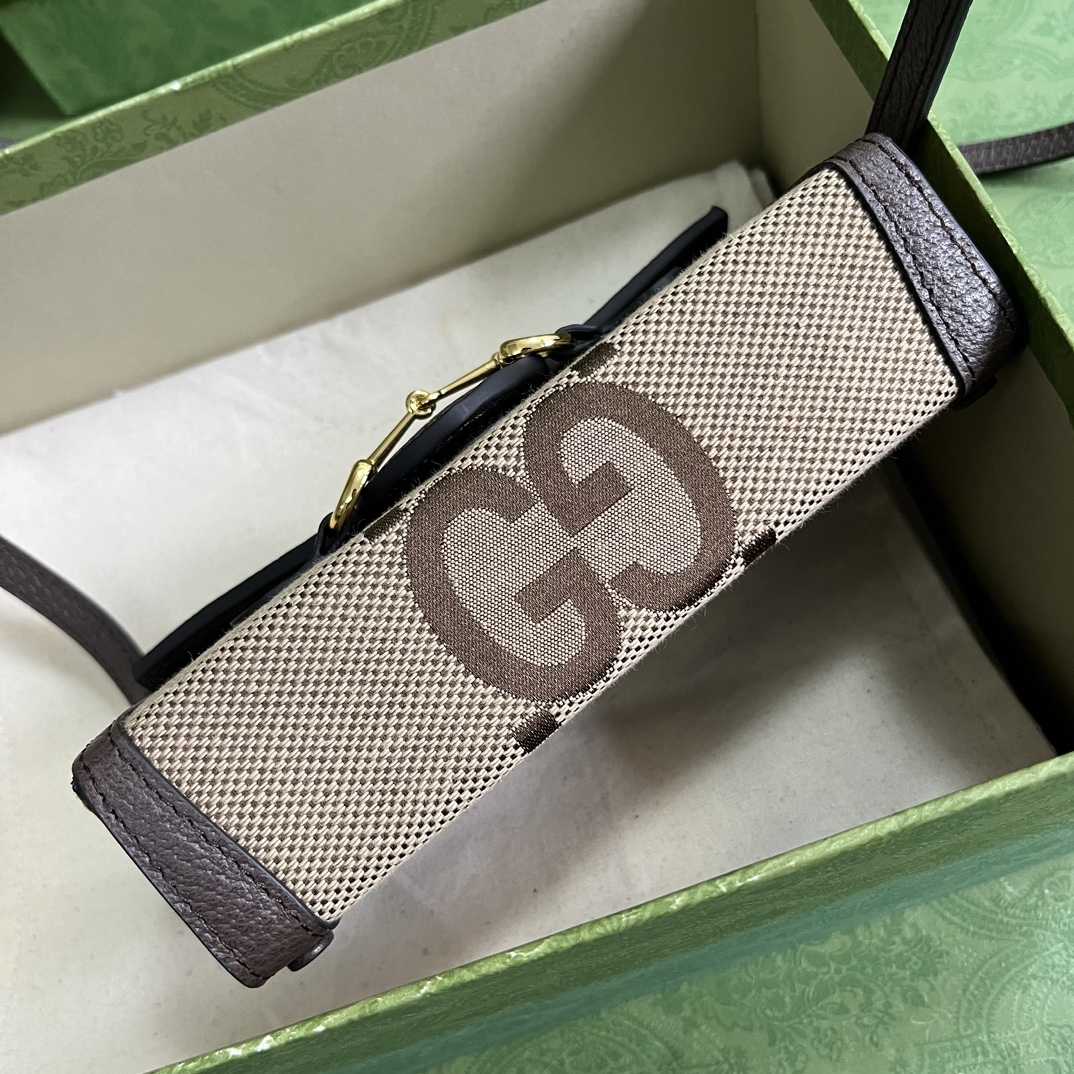 Gucci Horsebit 1955 Jumbo GG Mini Bag(18-12-5cm) - DopestKickz