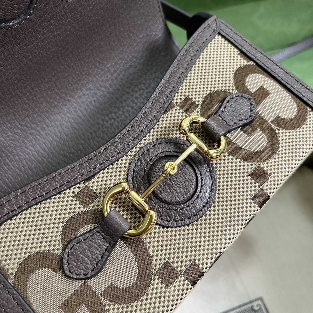 Gucci Horsebit 1955 Jumbo GG Mini Bag(18-12-5cm) - DopestKickz