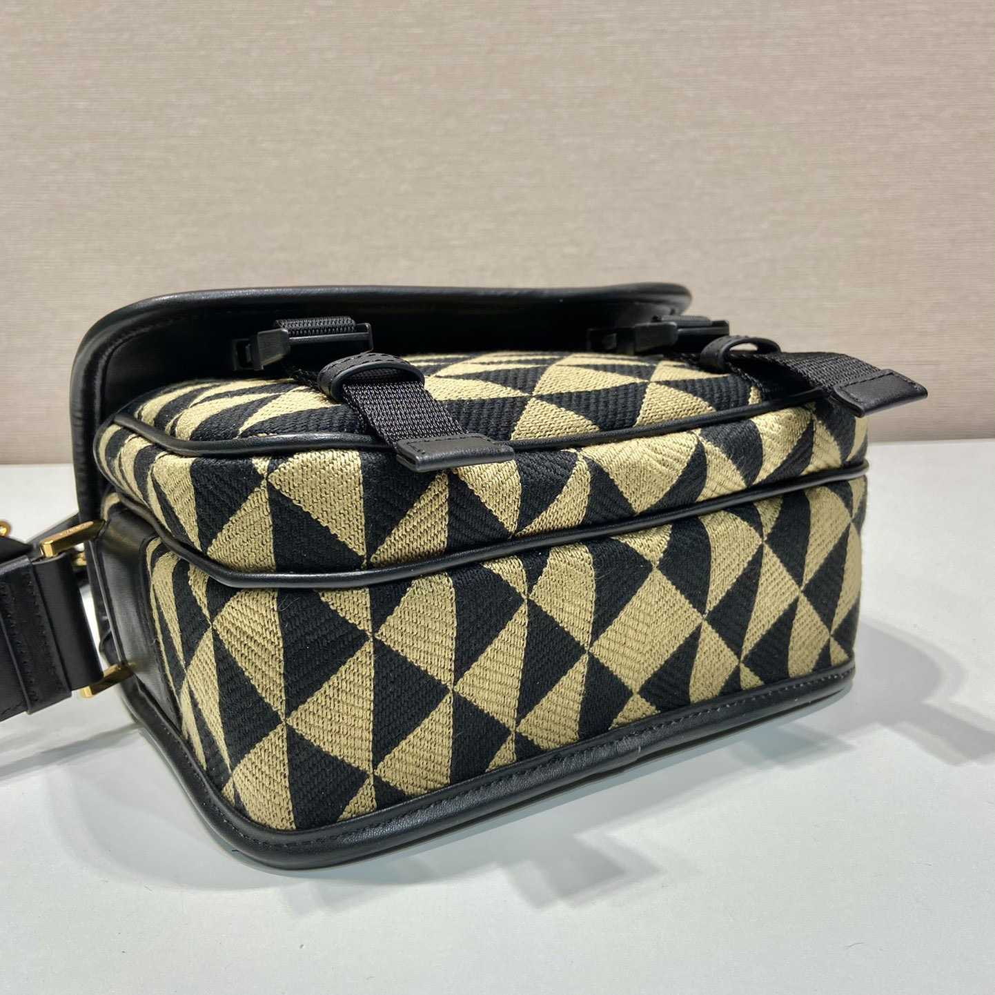 Prada Symbole Embroidered Fabric Bag - DopestKickz