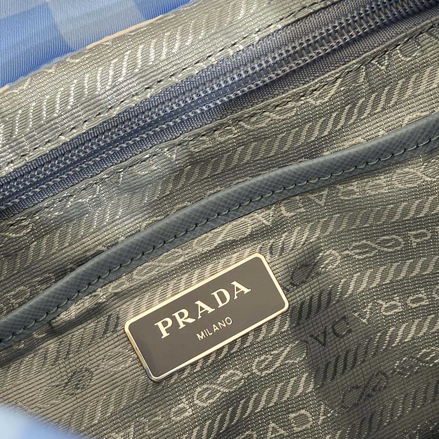 Prada Small Printed Re-Nylon Backpack - DopestKickz