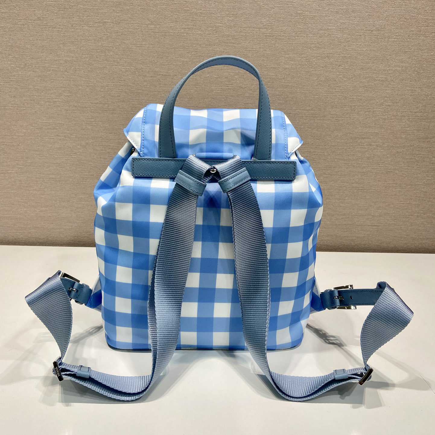 Prada Small Printed Re-Nylon Backpack - DopestKickz