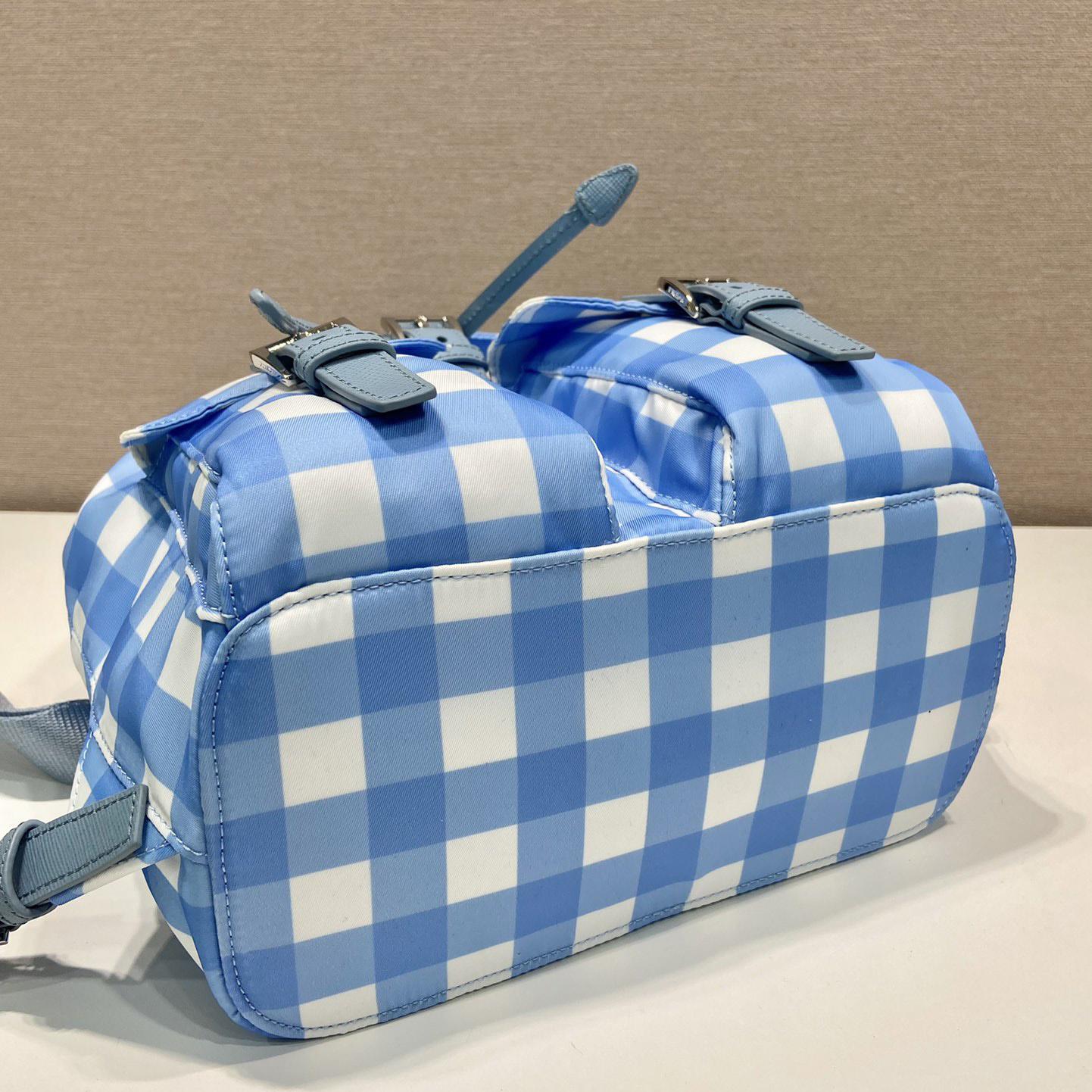 Prada Small Printed Re-Nylon Backpack - DopestKickz