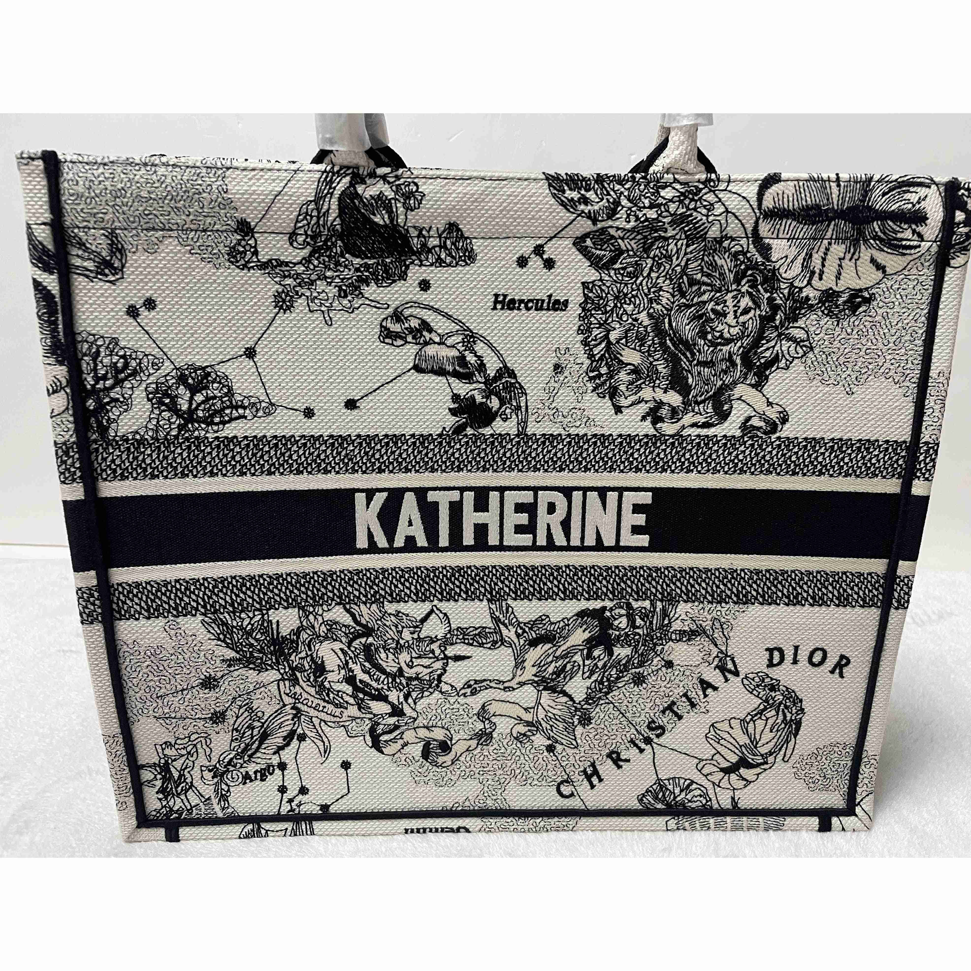 Dior Oblique Embroidered Book Tote(41.5-25-18cm) (50% Off Sale) pb139 - DopestKickz