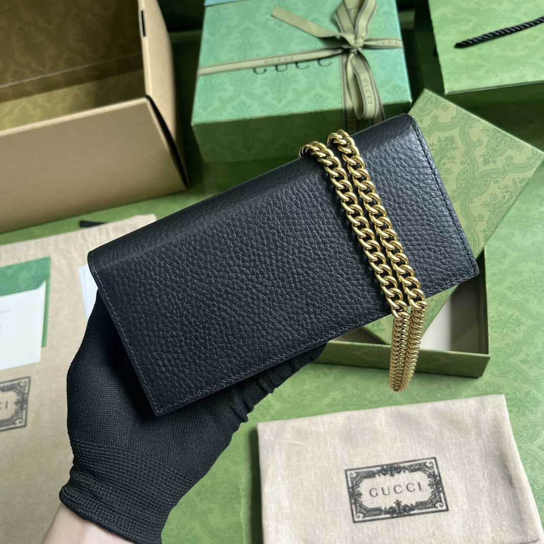 Gucci Chain Wallet With Interlocking G Python Bow(19-10-4cm) - DopestKickz