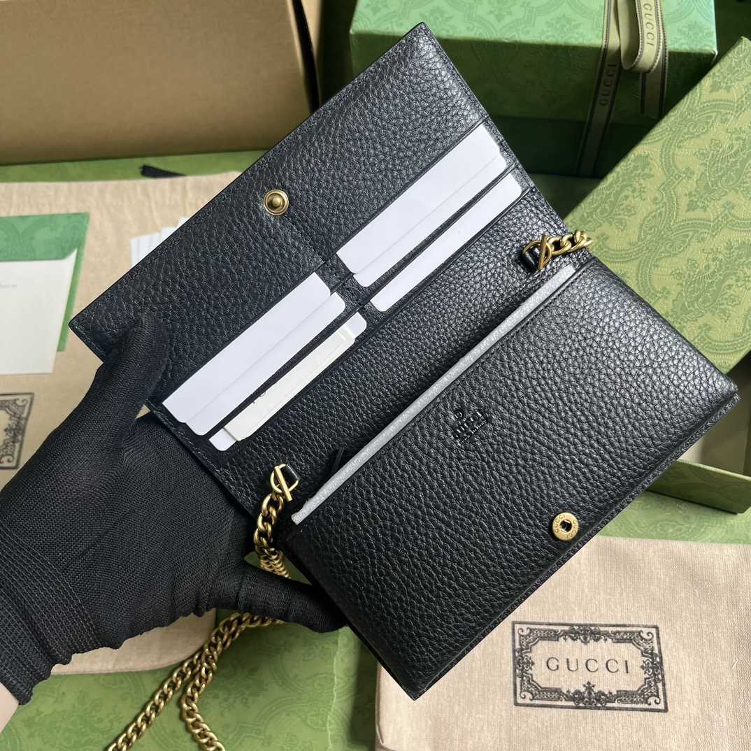 Gucci Chain Wallet With Interlocking G Python Bow(19-10-4cm) - DopestKickz