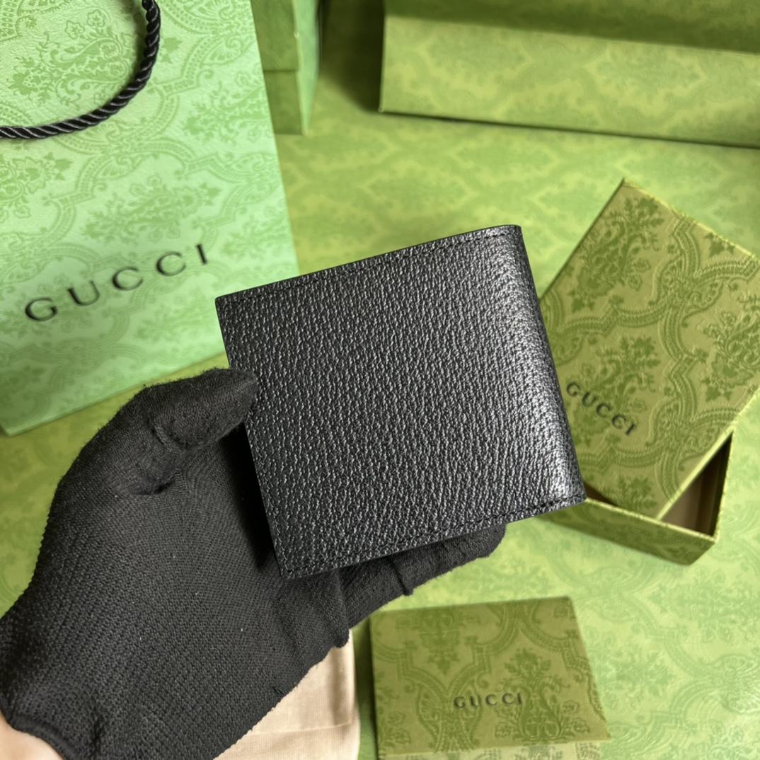 Gucci GG Marmont Leather Bi-fold Wallet - DopestKickz