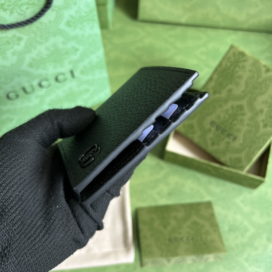 Gucci GG Marmont Leather Bi-fold Wallet - DopestKickz