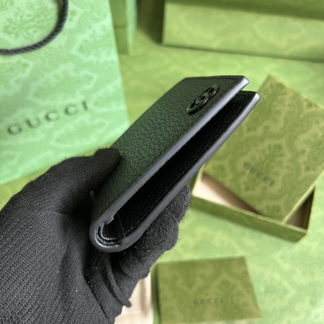 Gucci GG Marmont Leather Bi-fold Wallet - DopestKickz
