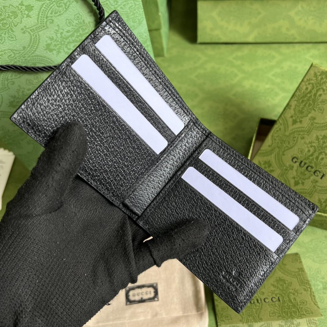 Gucci GG Marmont Leather Bi-fold Wallet - DopestKickz