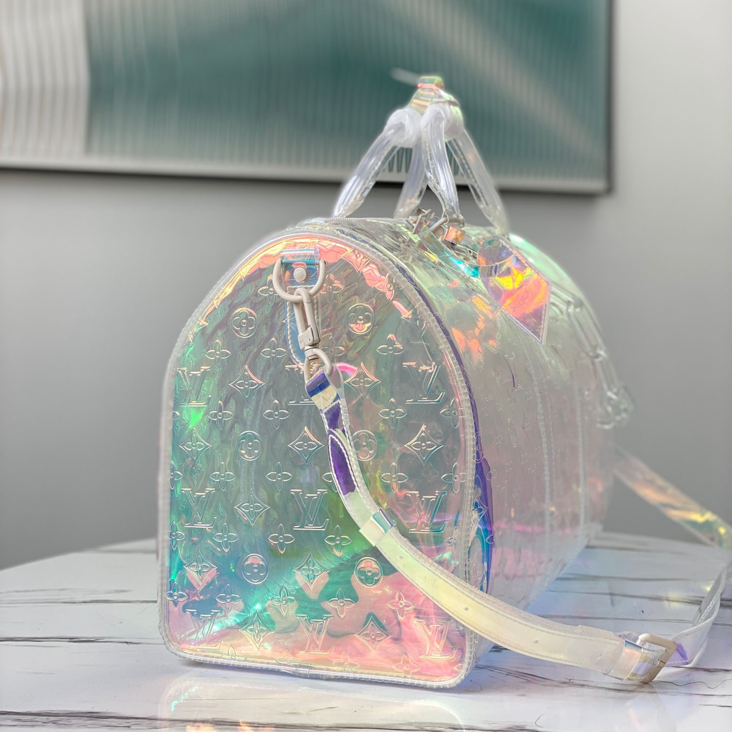 Louis Vuitton Keepall Bandouliere 50 Prism (50-29-23cm)  m53271 - DopestKickz