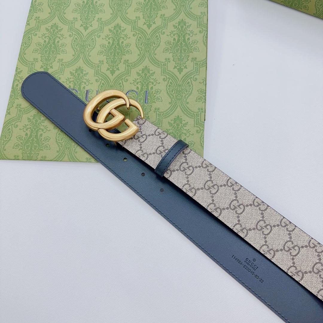 Gucci GG Marmont Reversible Belt - DopestKickz
