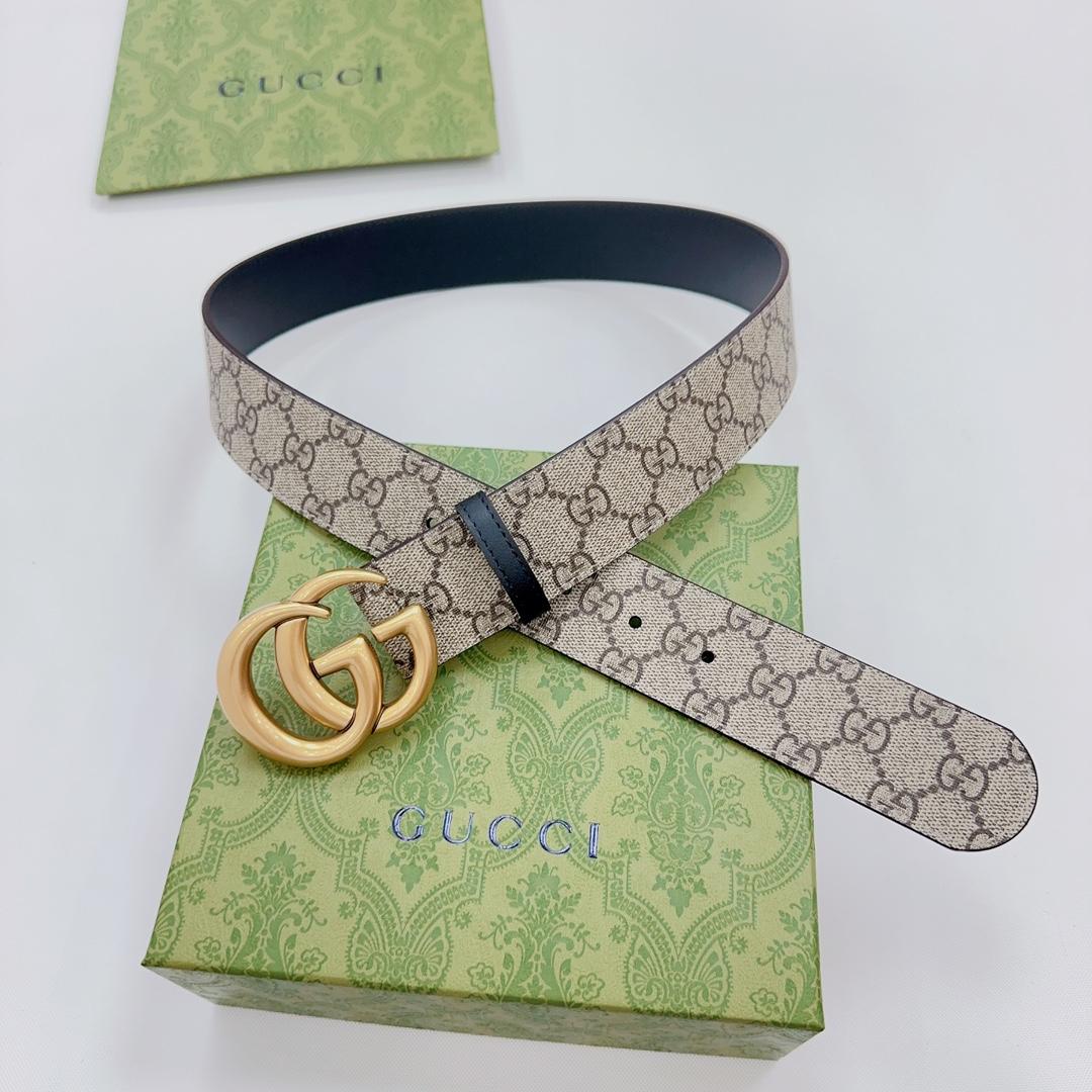 Gucci GG Marmont Reversible Belt - DopestKickz