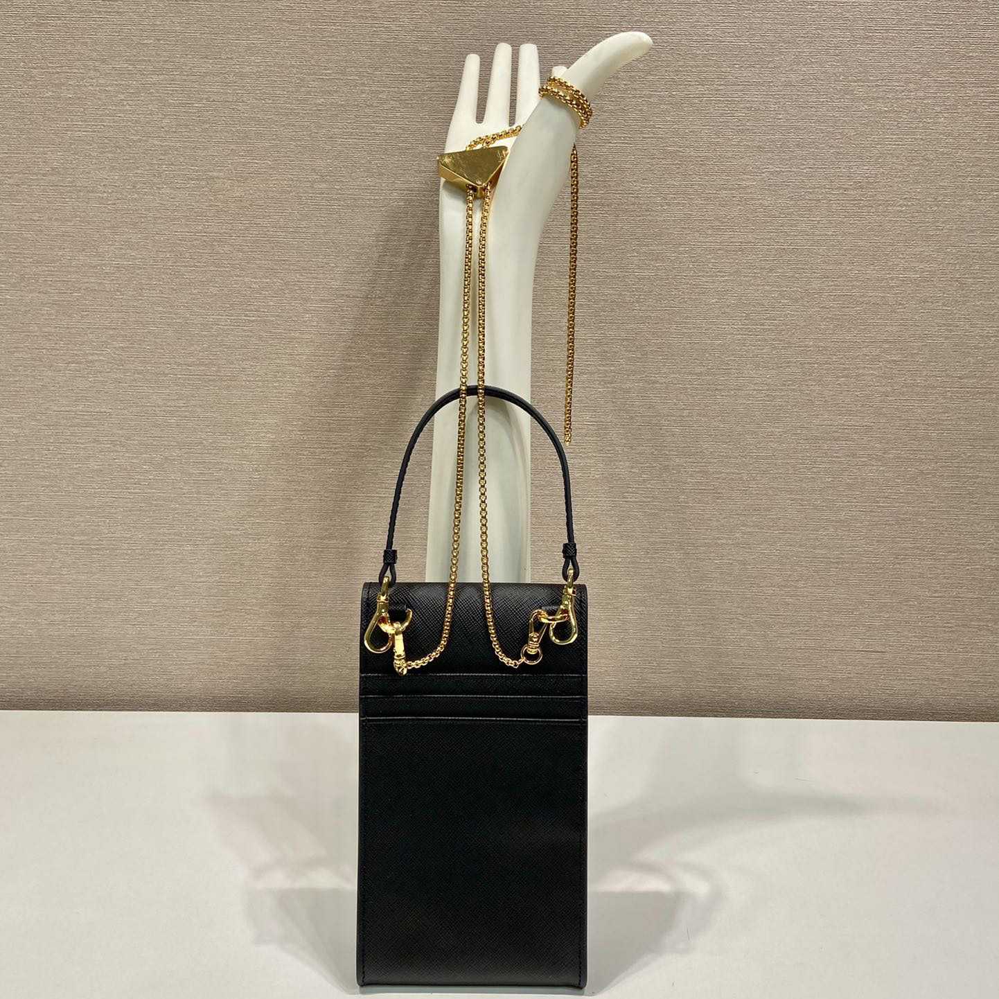 Prada Saffiano Leather Mini-Bag - DopestKickz