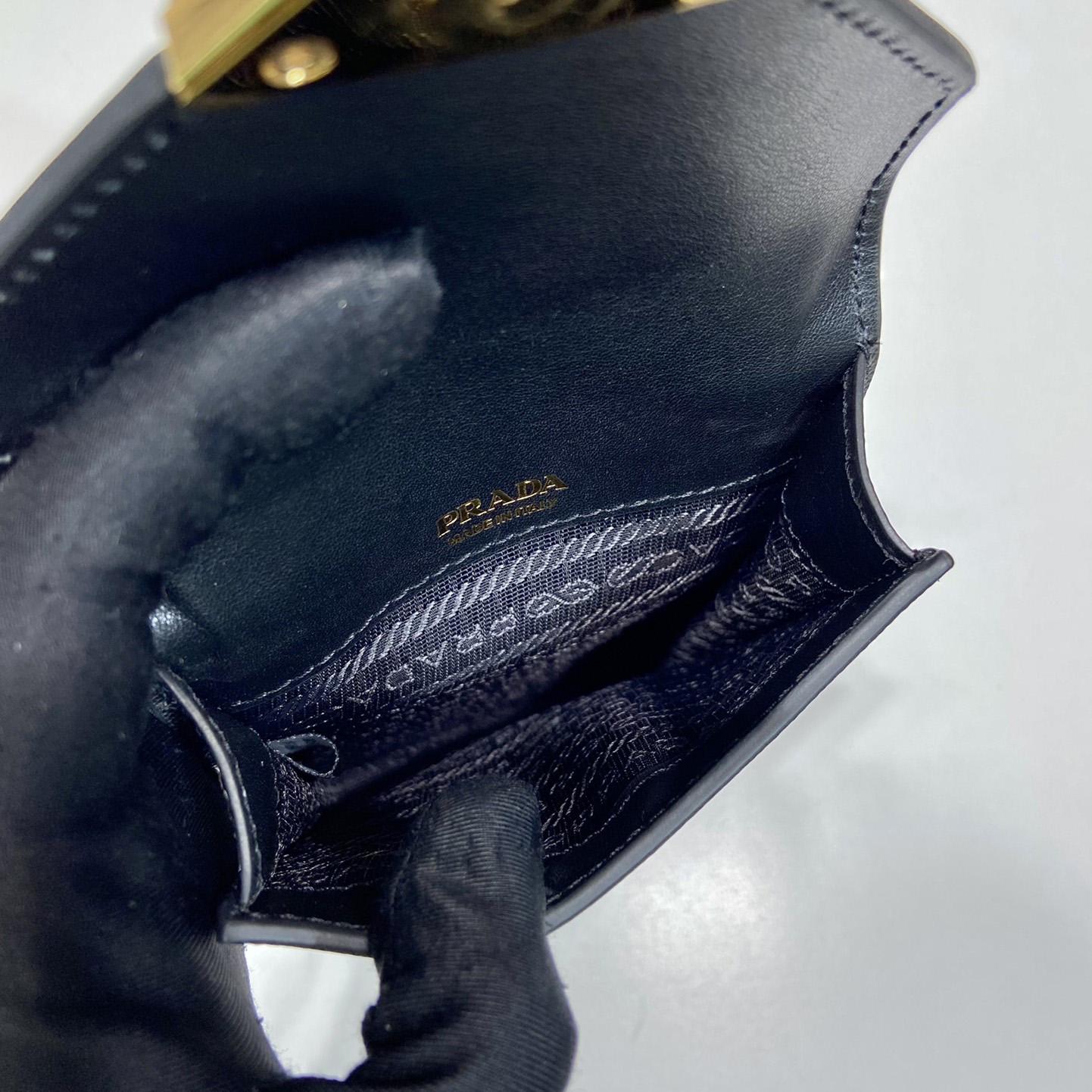 Prada Saffiano Leather Mini-Bag - DopestKickz