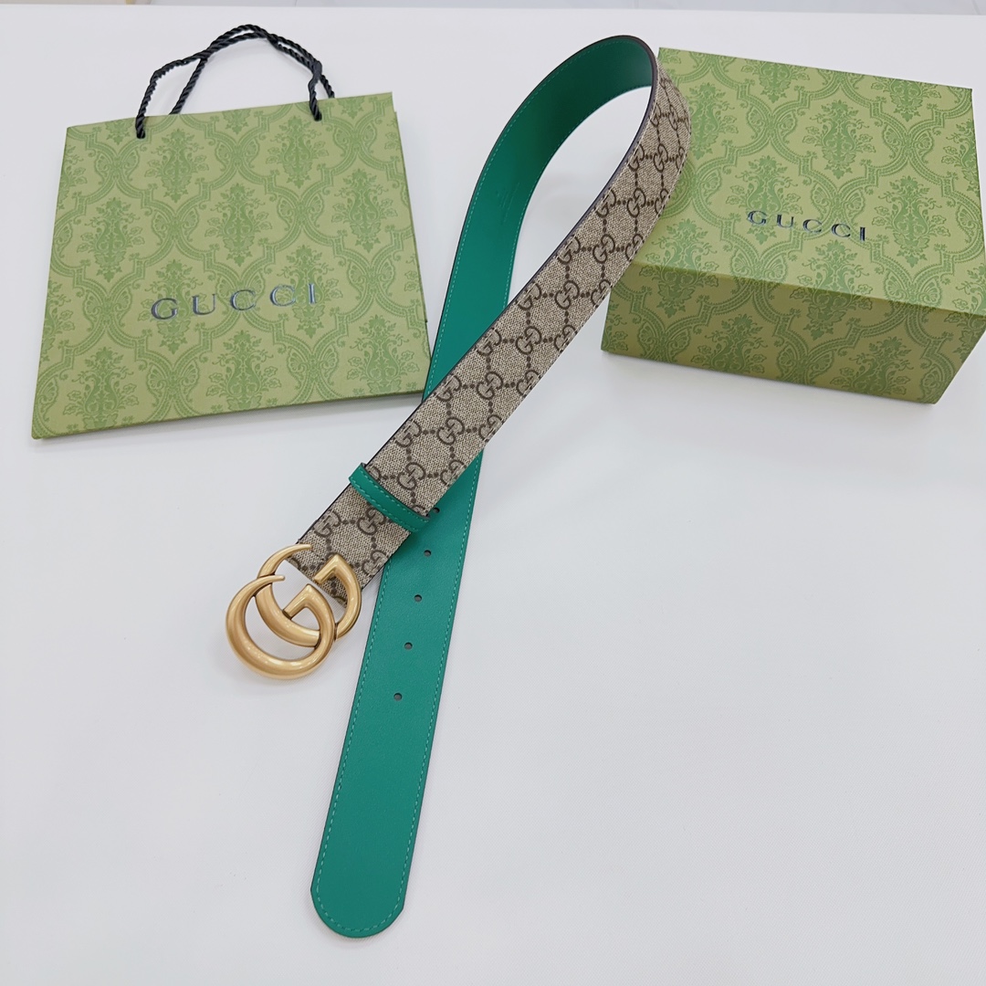 Gucci GG Marmont Reversible Belt - DopestKickz
