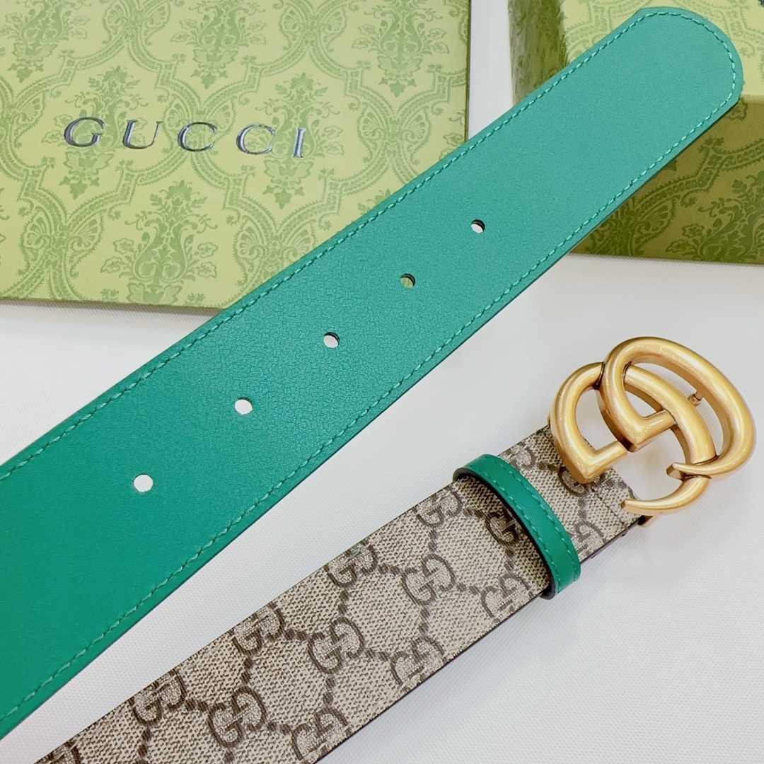 Gucci GG Marmont Reversible Belt - DopestKickz
