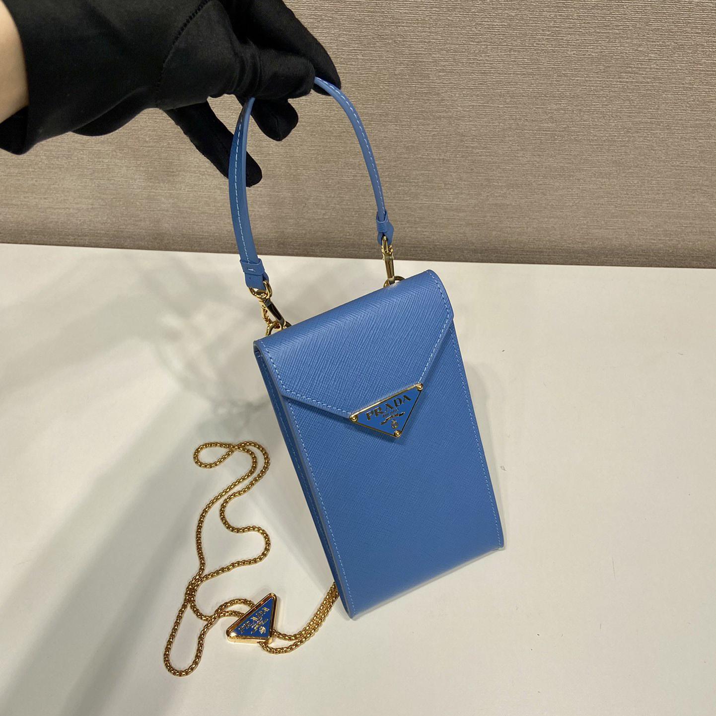 Prada Saffiano Leather Mini-Bag - DopestKickz