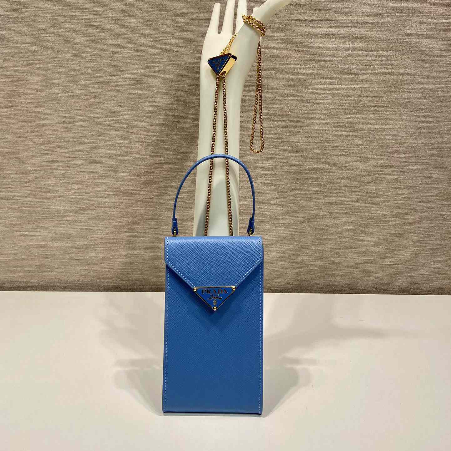 Prada Saffiano Leather Mini-Bag - DopestKickz