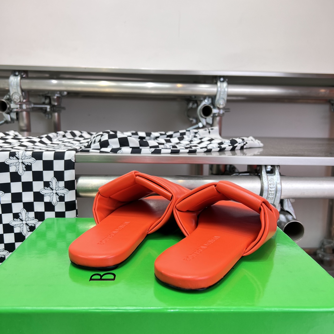 Bottega Veneta Patch Flat Mule - DopestKickz