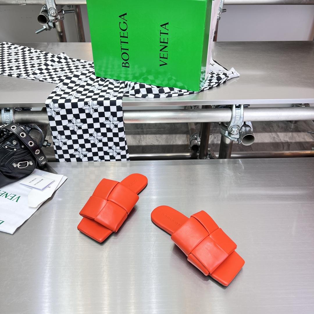 Bottega Veneta Patch Flat Mule - DopestKickz