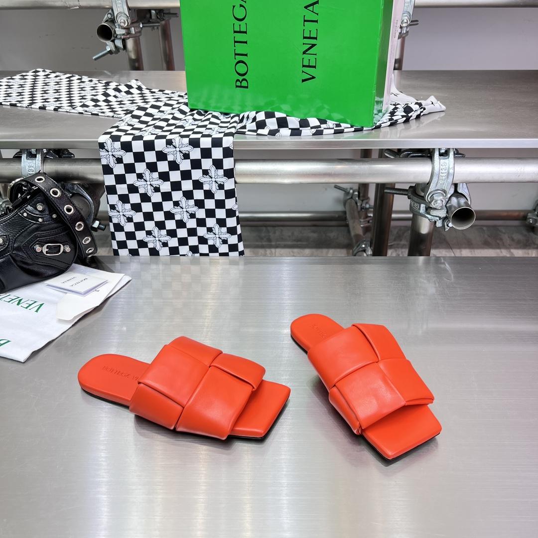 Bottega Veneta Patch Flat Mule - DopestKickz